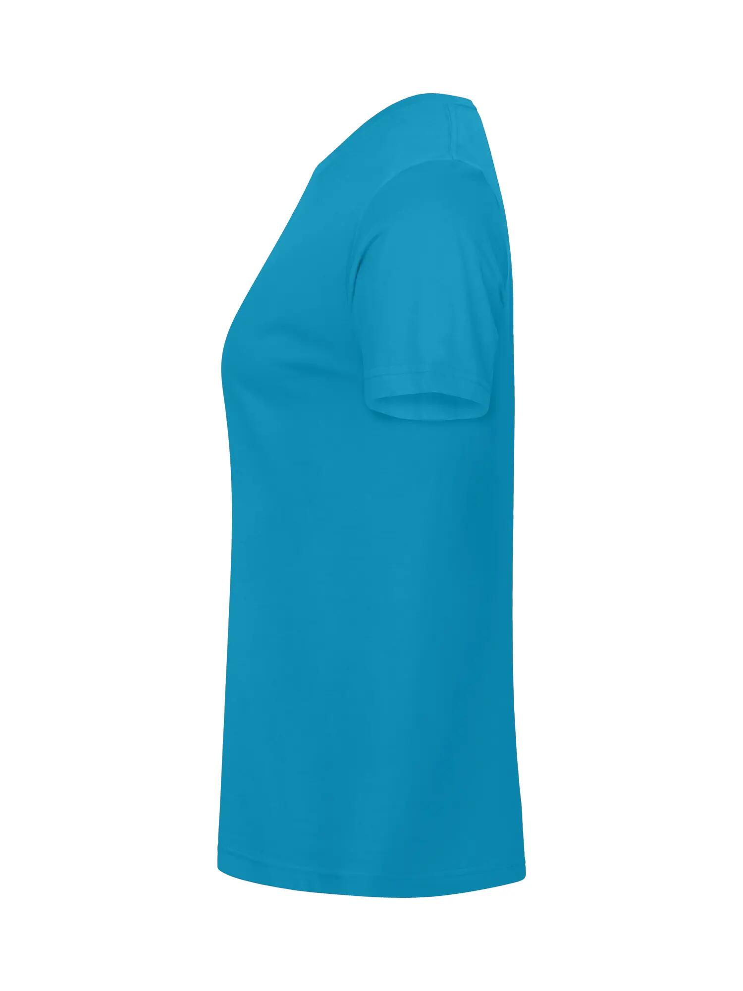 clique Basic-T Women – Camiseta turquesa de mujer, algodón 100%, corte 2/5