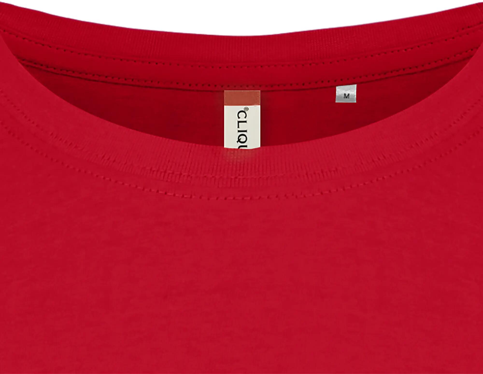 clique Basic-T Women T-shirt près du corps en coton – red 5/8