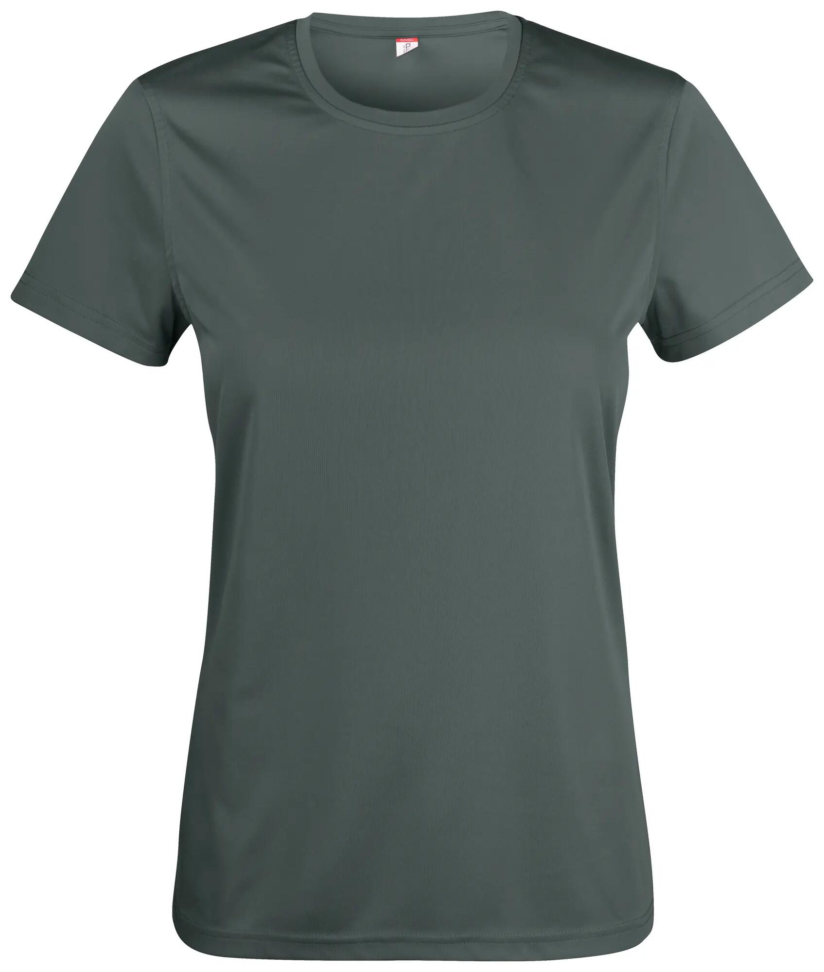 clique Basic Active-T Women t-shirt interlock 100% poliéster – pistol 1/4