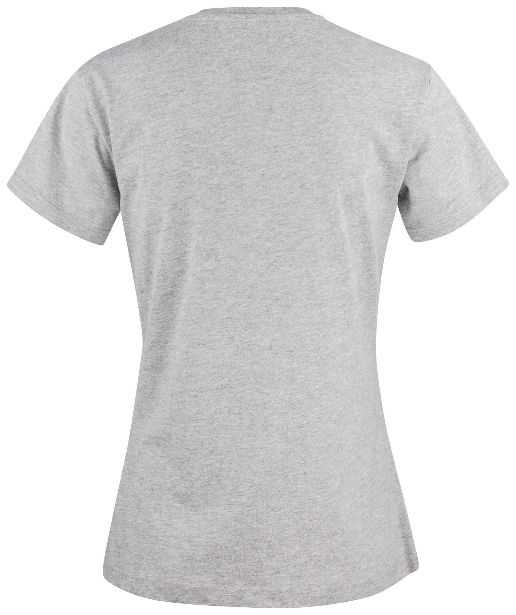 clique Premium Fashion-T Women – T-shirt premium em algodão – grey melange 2/4