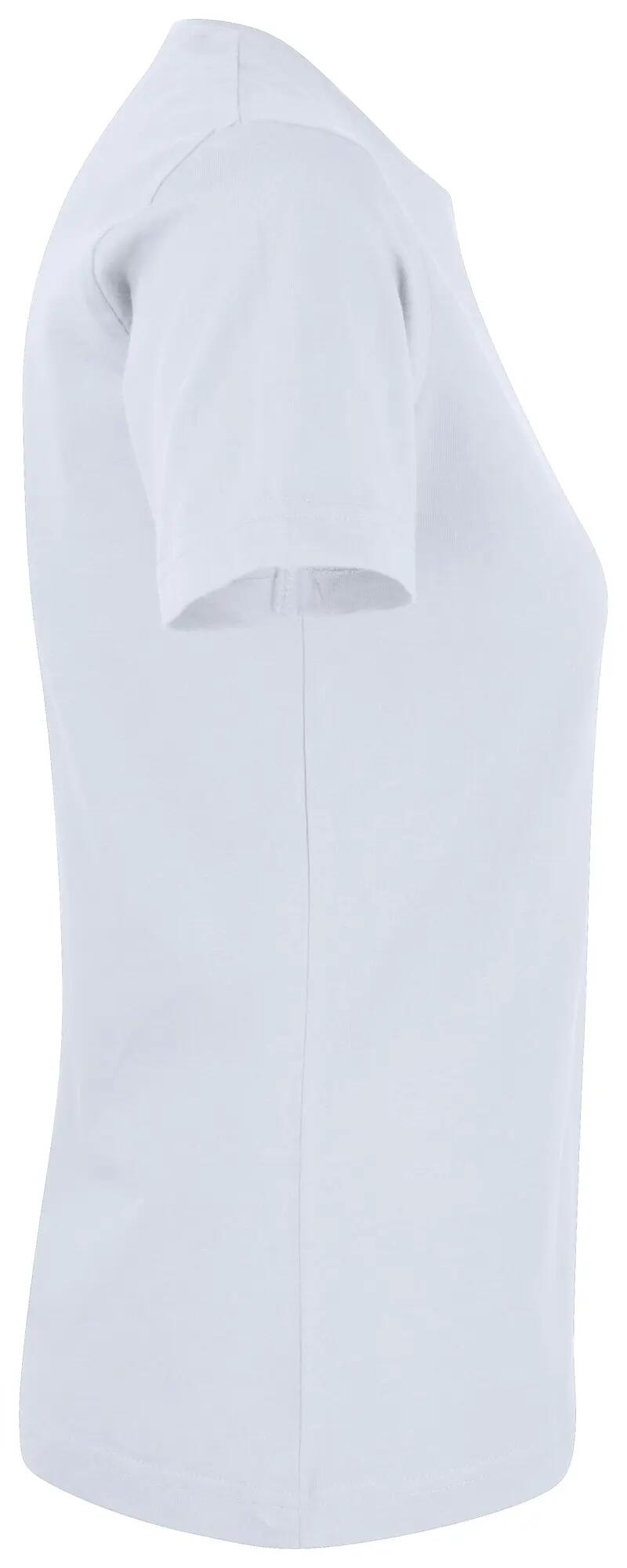 clique Premium Fashion-T Women — T-shirt premium em algodão – white 4/4