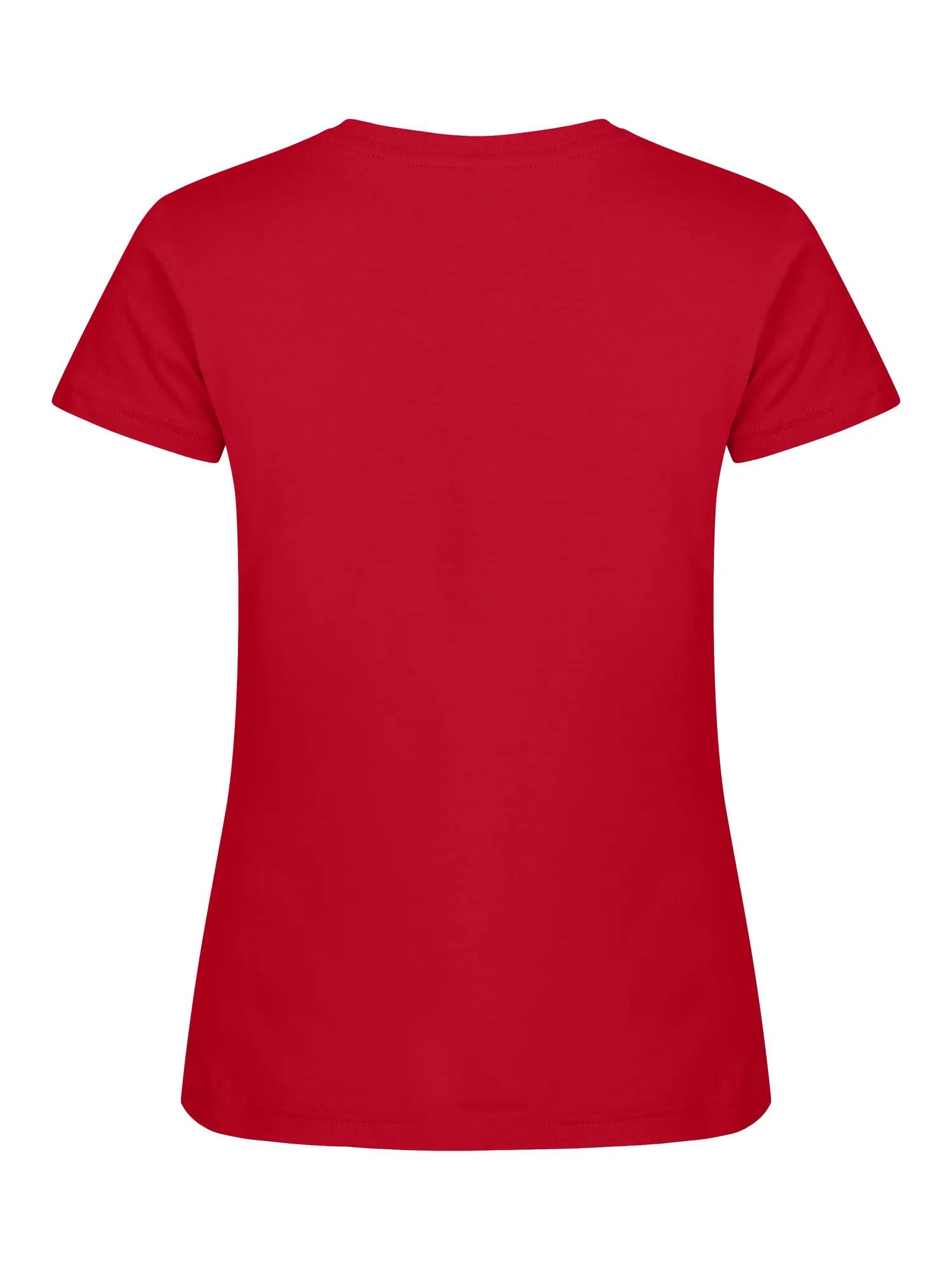 clique Basic-T Women T-shirt près du corps en coton – red 4/8