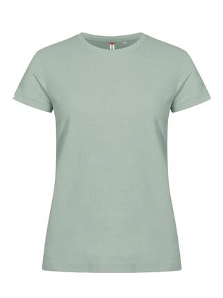 clique Basic-T Women Slim Fit T-Shirt aus Baumwolle – Sage Green