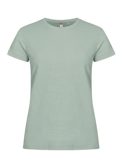 clique Basic-T Women Slim Fit T-Shirt aus Baumwolle – Sage Green