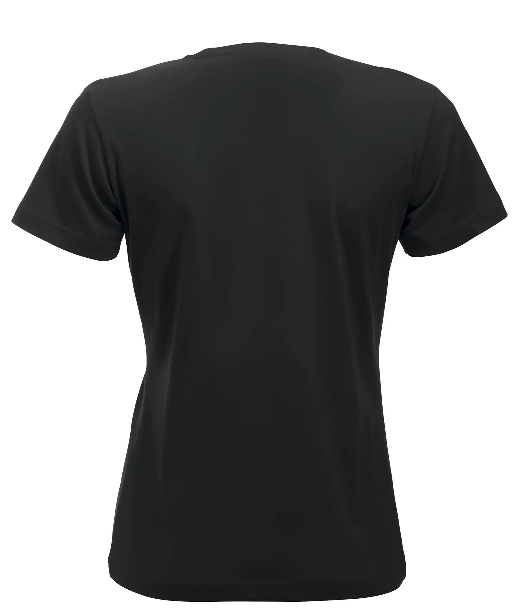 clique New Classic-T Women — T-shirt classica in cotone ringspun – black 2/4