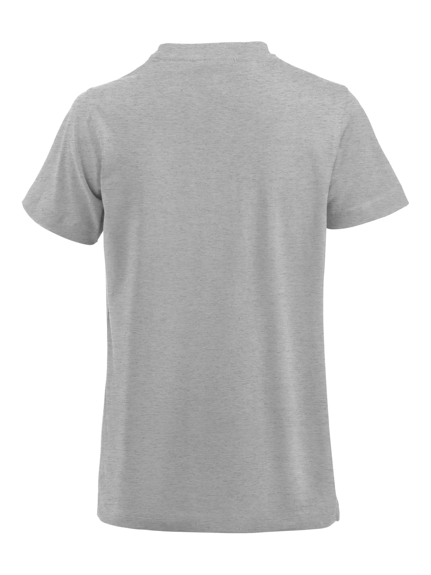 clique Premium-T Women T-shirt mulher gola redonda em algodão – grey melange 2/4