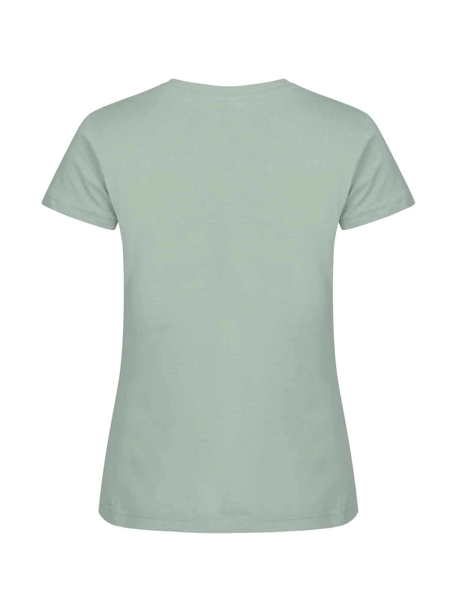 clique Basic-T Women Dopasowana koszulka z bawełny – Sage Green 2/5
