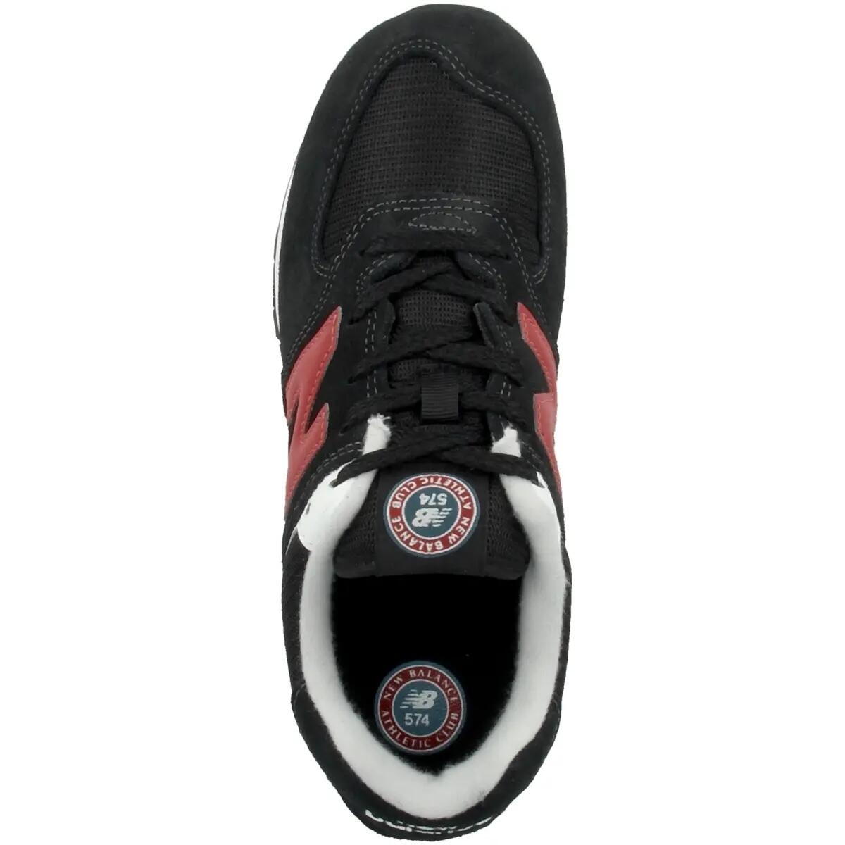 Nieuwe Balance 574 Zwart/Rood 2/7