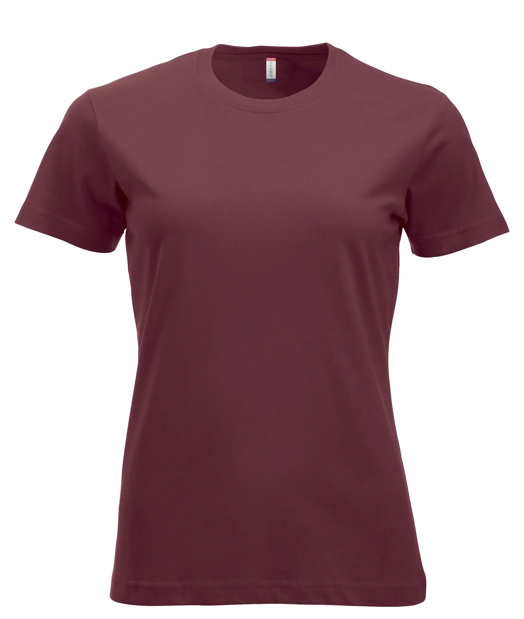 clique New Classic-T Women – T-shirt clássica de algodão para mulher, corte 1/4
