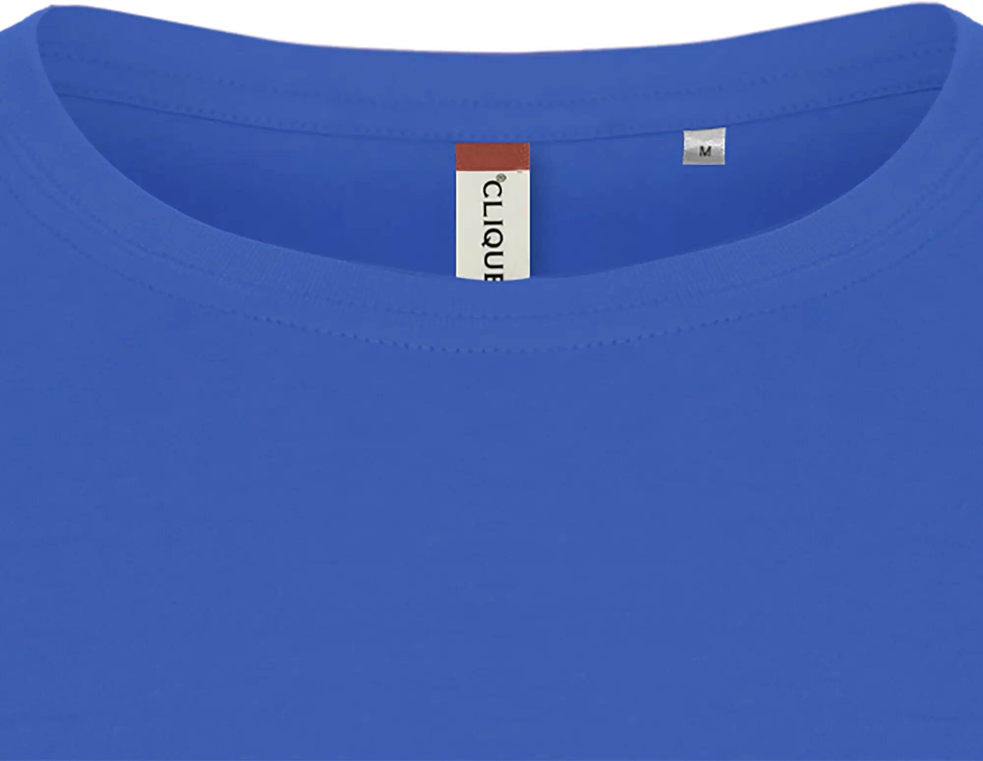 clique Basic-T Women T-shirt ajustada em algodão, royal blue 5/5