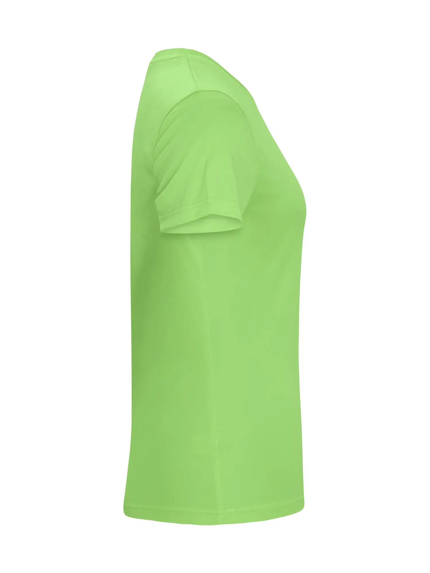 clique Basic Active-T Women T-Shirt aus 100% Polyester Interlock – Active Green 4/4