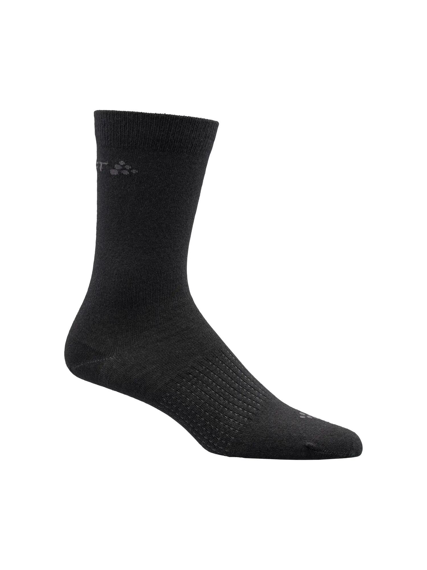 craft Wool Liner Sock 2-pack chaussettes fines isolantes en laine – Black 2/3