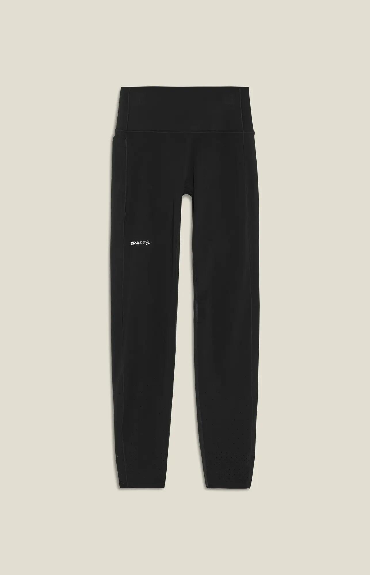 craft Hypervent Tights W – Lauftights mit breitem Bund – Black 7/7