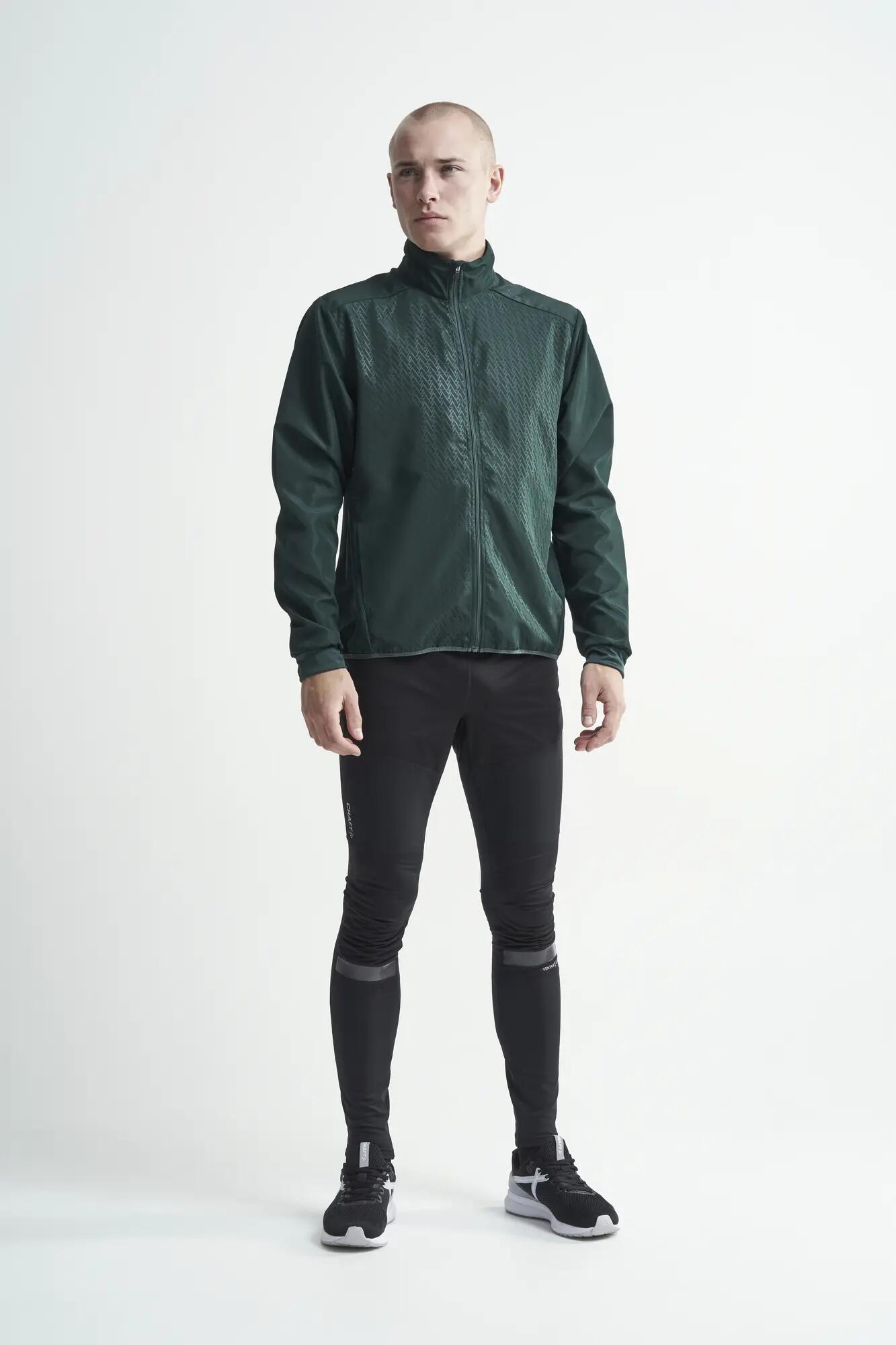 craft Warm Train Wind Tights M - Trainings-Tight winddicht – BLACK-TRANSPARENT 5/5