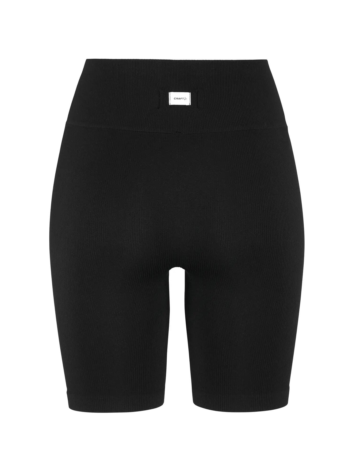 craft Collective Rib Short Tights W – Collant court côtelé stretch – Black 5/7