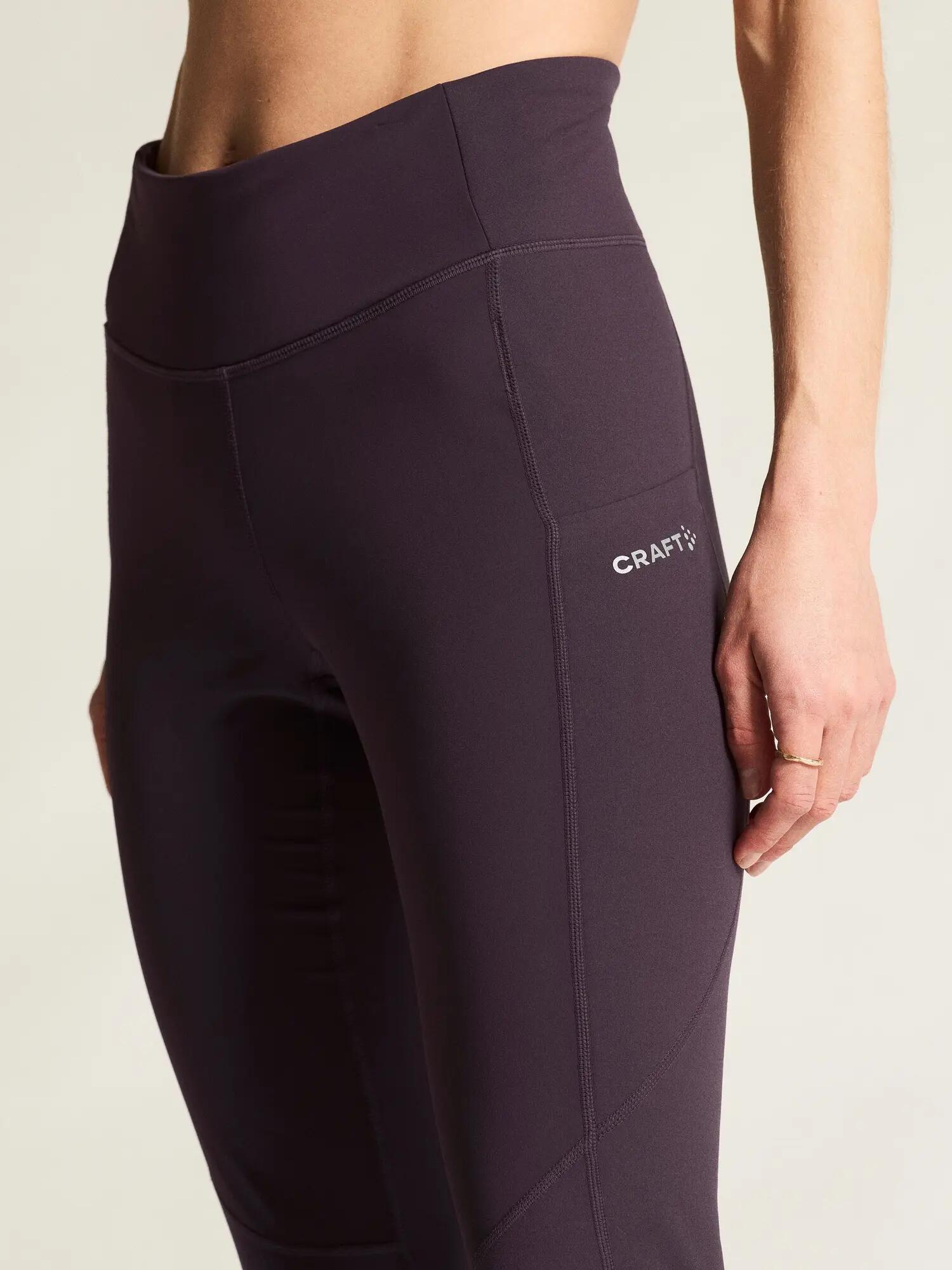 craft ADV Essence Warm Wind Tights 2 W leggings termici con fronte antivento – 3/7