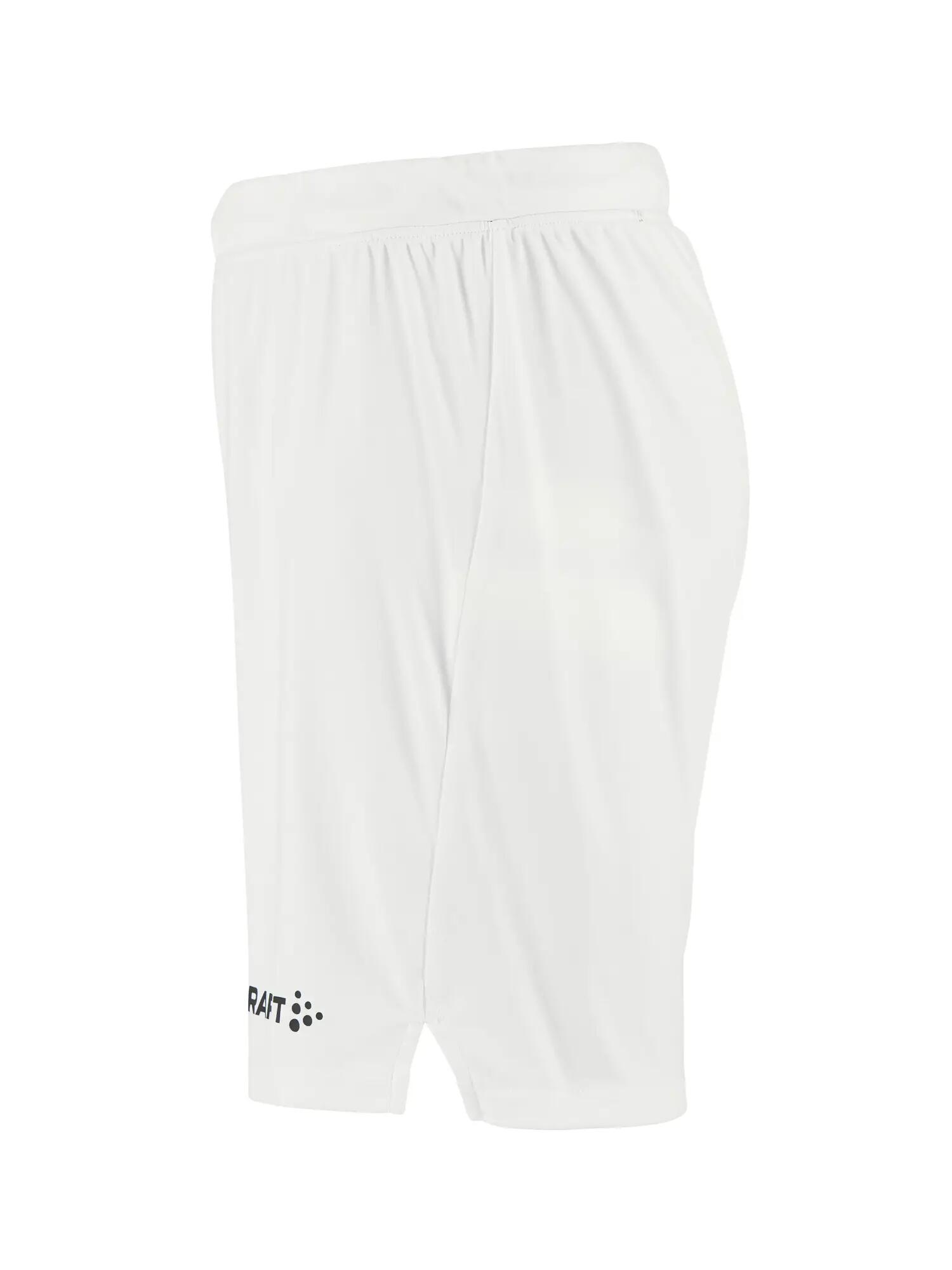 craft Evolve 2.0 Shorts Jr – Leichte, dehnbare Junior-Shorts – White 3/4