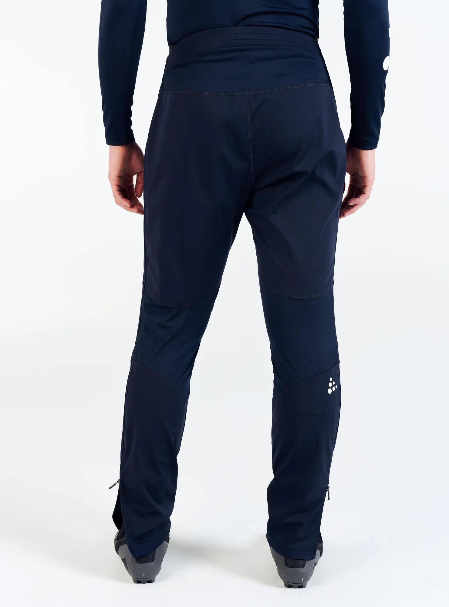 craft CORE Nordic Club FZ Pants M — wind- und wasserdichtes Softshell – Blaze 4/7