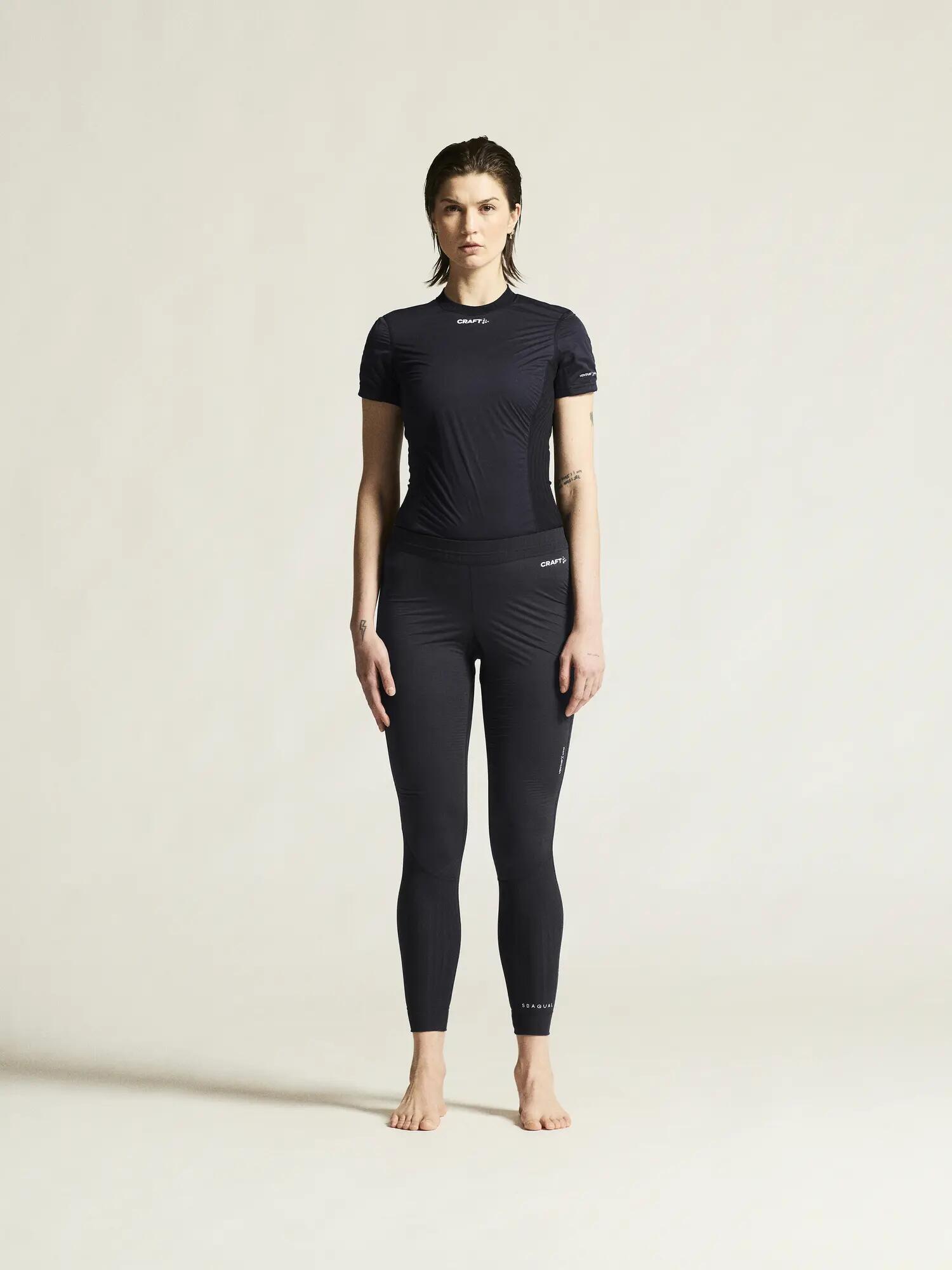 craft Active Extreme X Wind Pants W Baselayer windgeschützt – Black-Granite 6/7