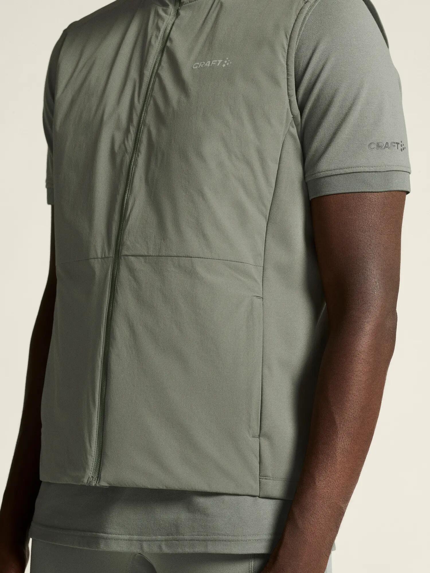 Craft ADV Essence Warm Vest 2 heren gewatteerd gilet – Leaf 5/7