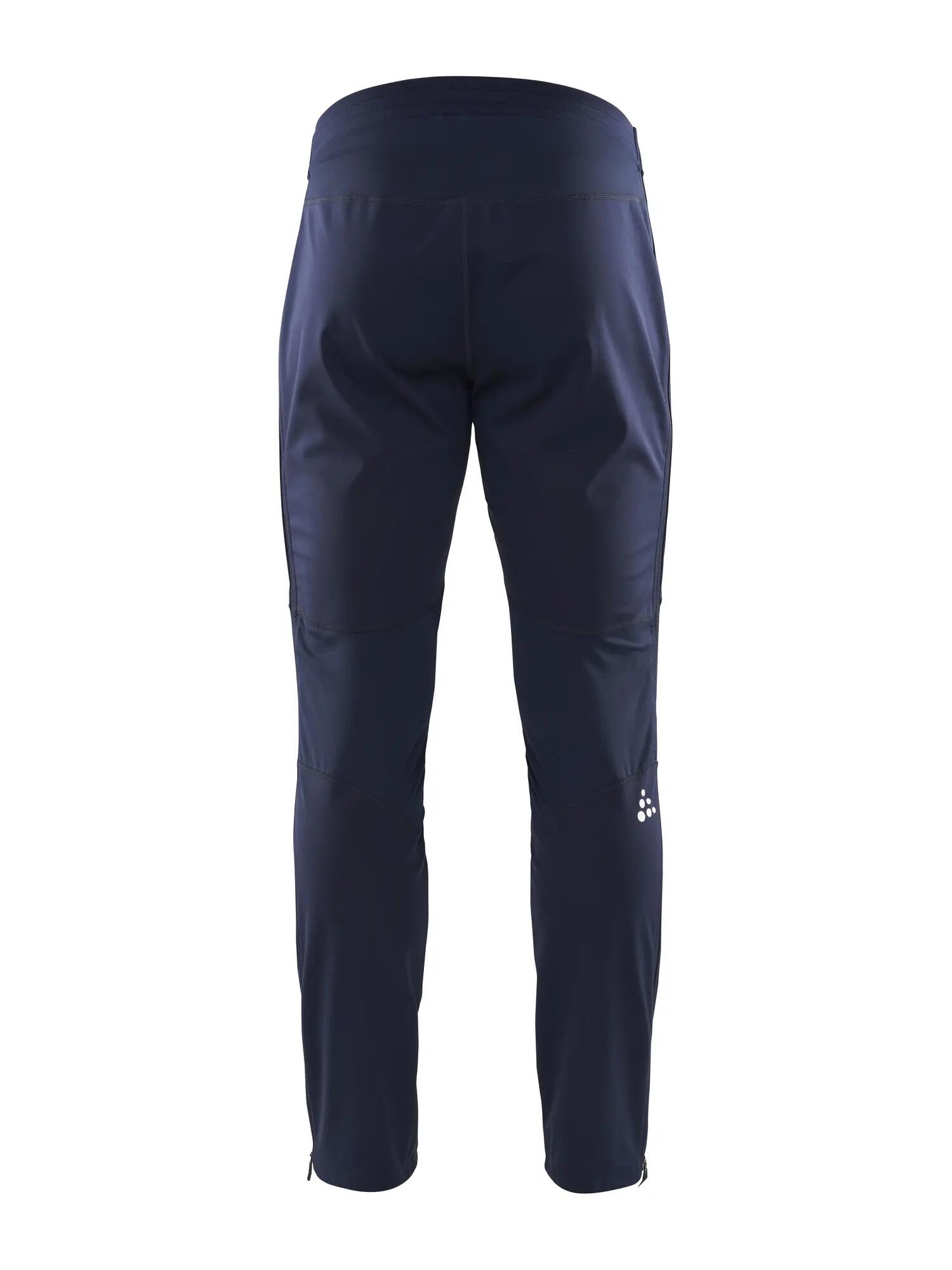 craft CORE Nordic Club FZ Pants M — wind- und wasserdichtes Softshell – Blaze 2/7
