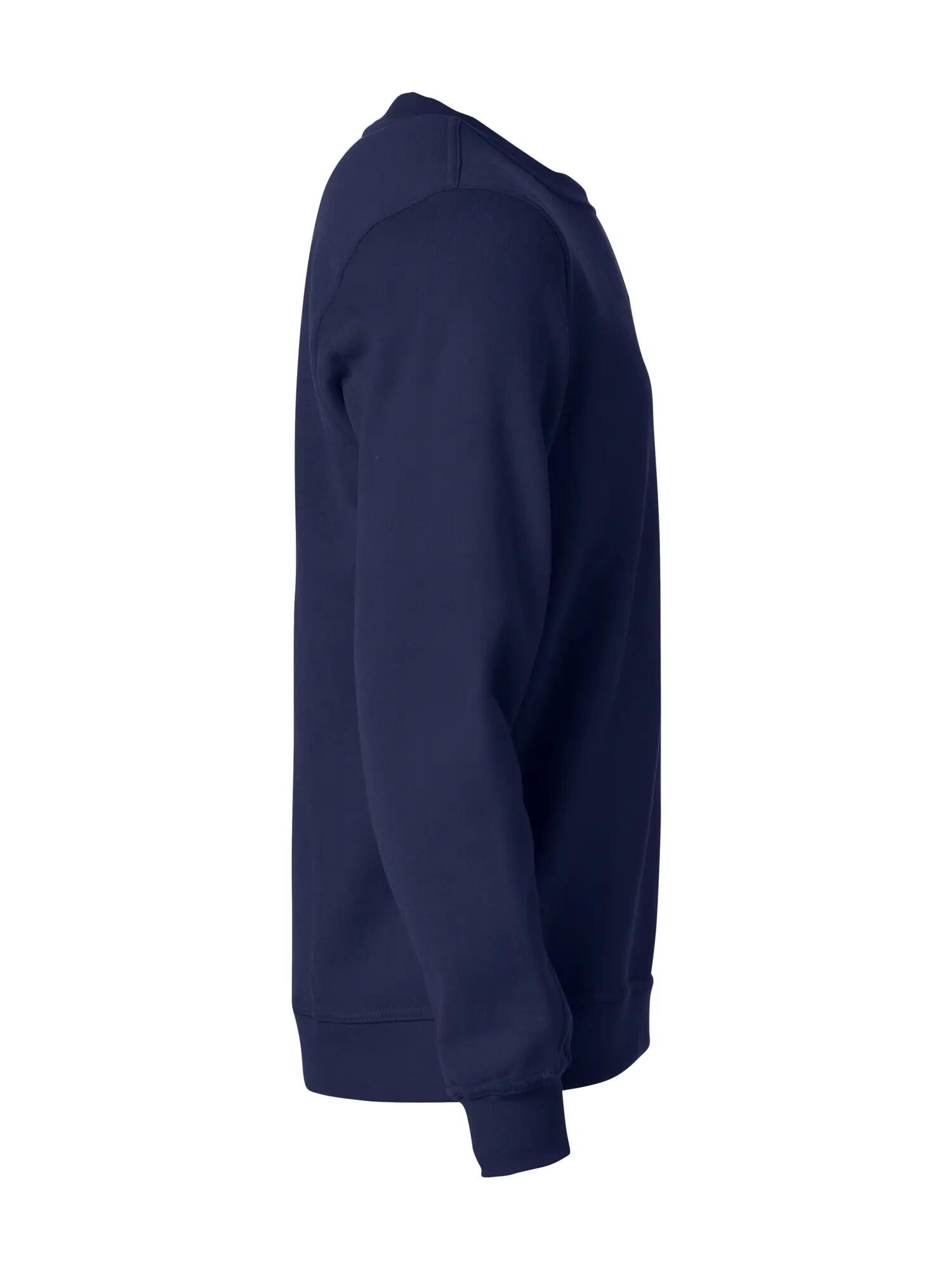 clique Basic Roundneck Junior blu granatowy bluza junior z okrągłym dekoltem – 4/4