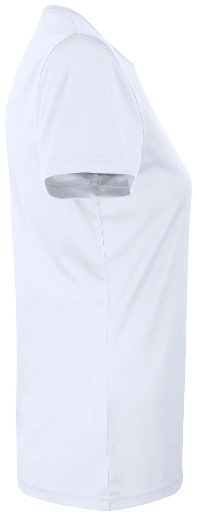 clique Basic Active-T Women t-shirt interlock 100% poliéster – white 4/4