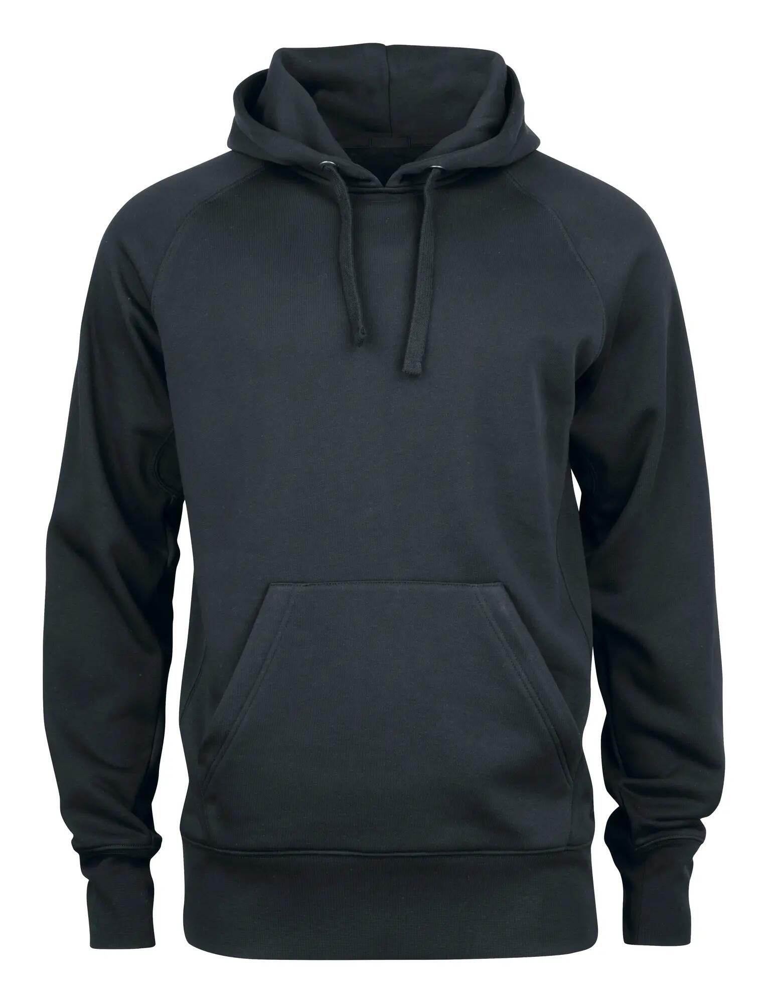 clique Kapuzenpullover Helix aus Baumwollmischung – black 1/4