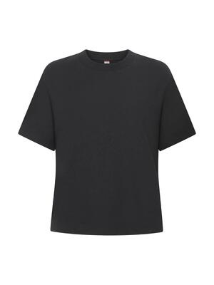 Clique over-t women oversized t-shirt 100% katoen zwart – black