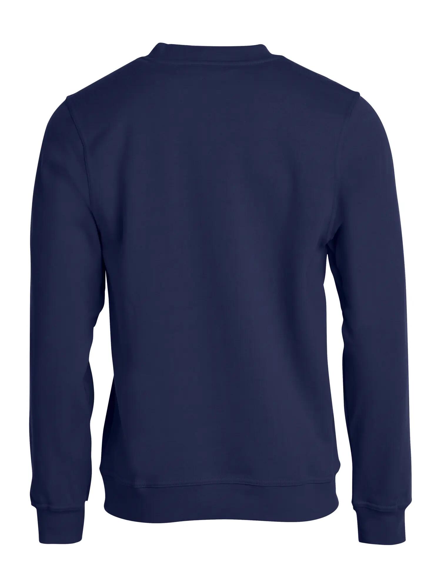 clique Basic Roundneck Junior blu granatowy bluza junior z okrągłym dekoltem – 2/4