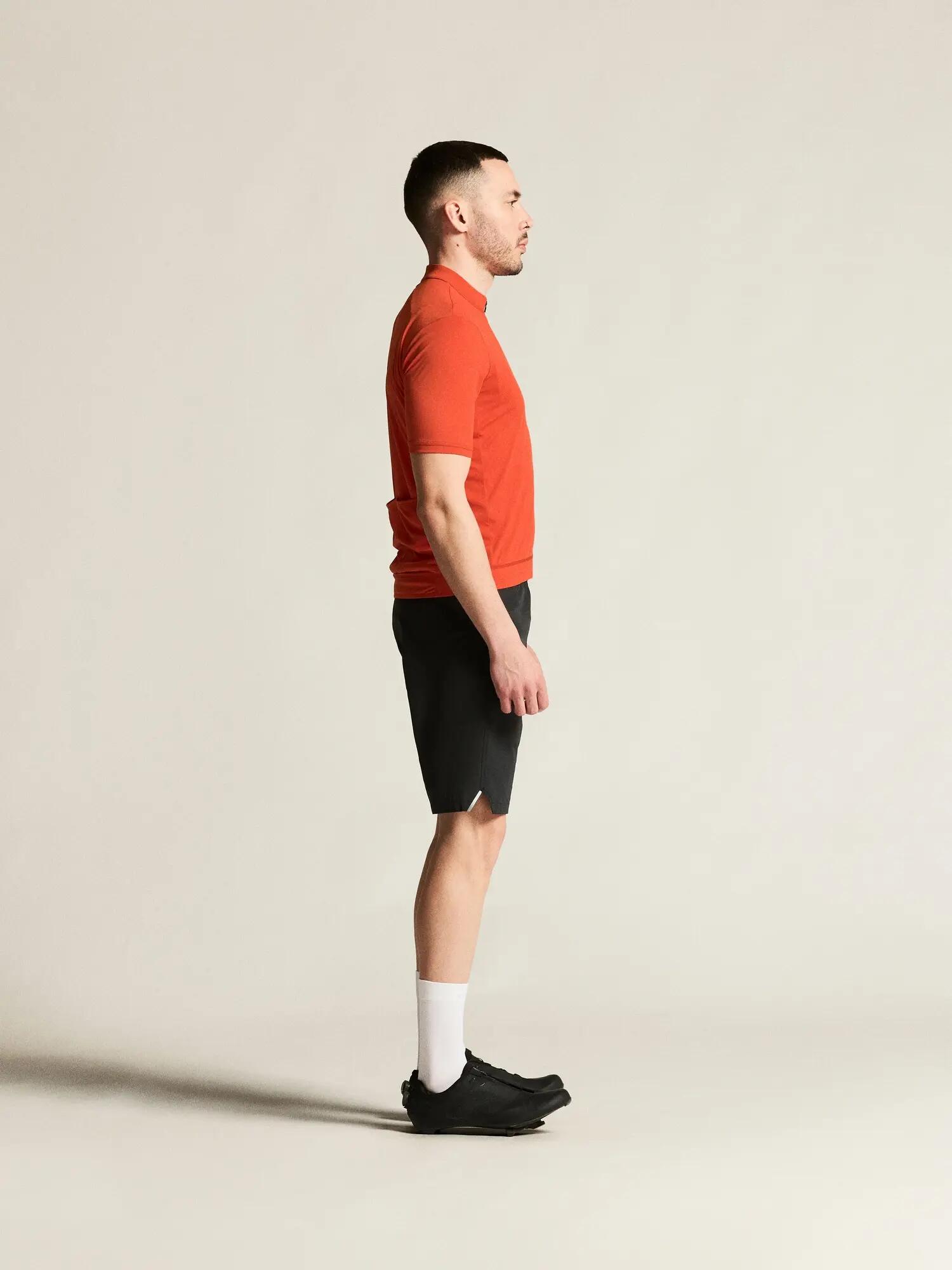 craft Everyday SS Jersey M – 100% recyceltes Polyester, Regular Fit – Carneol 6/7