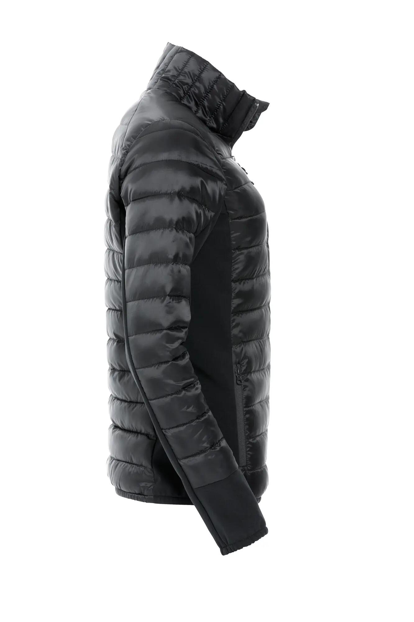 clique Casaco Lemont acolchoado efeito pluma com painéis softshell – black 4/6
