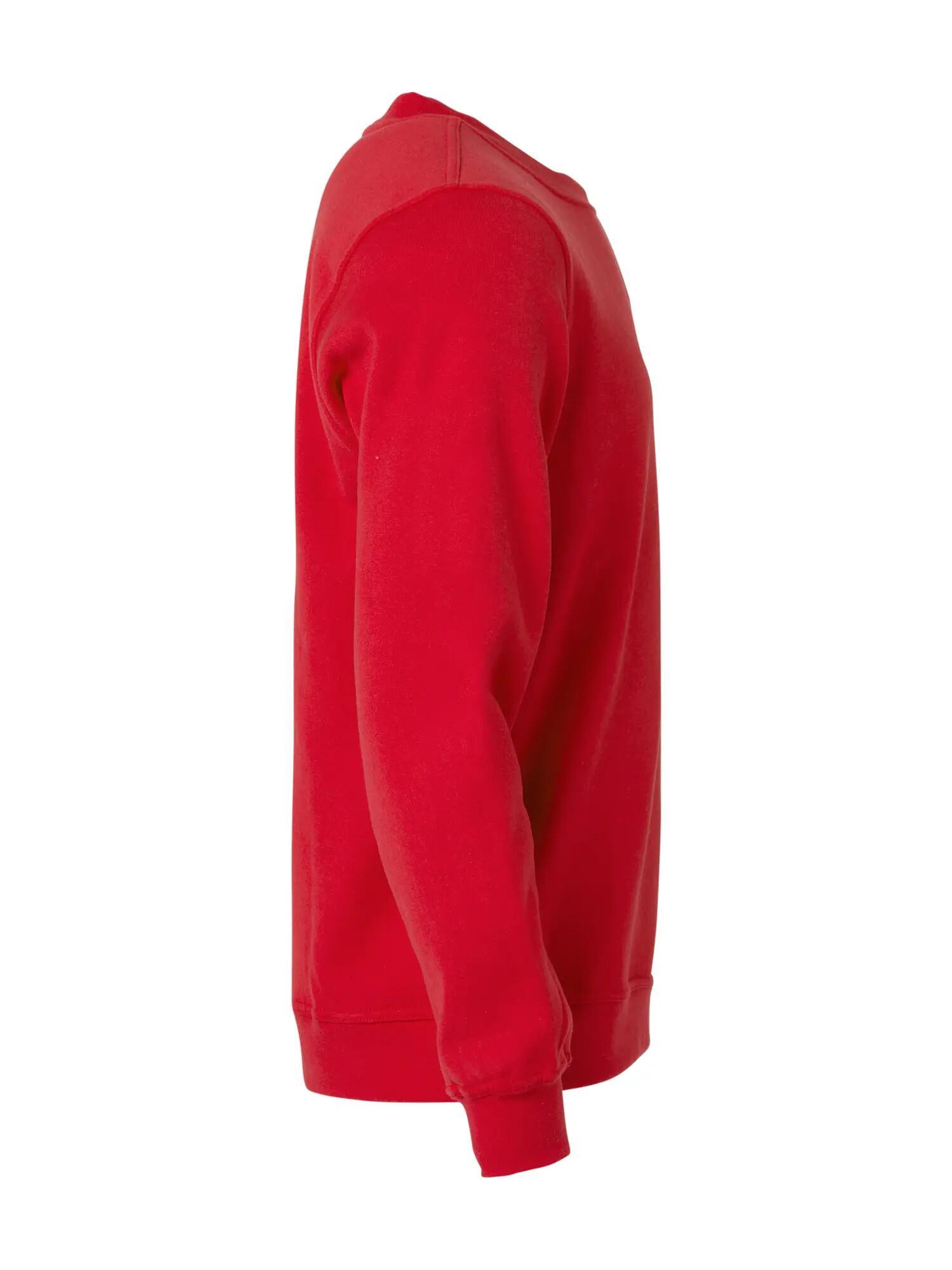 clique Basic Roundneck Junior bluza junior czerwona – red 4/4