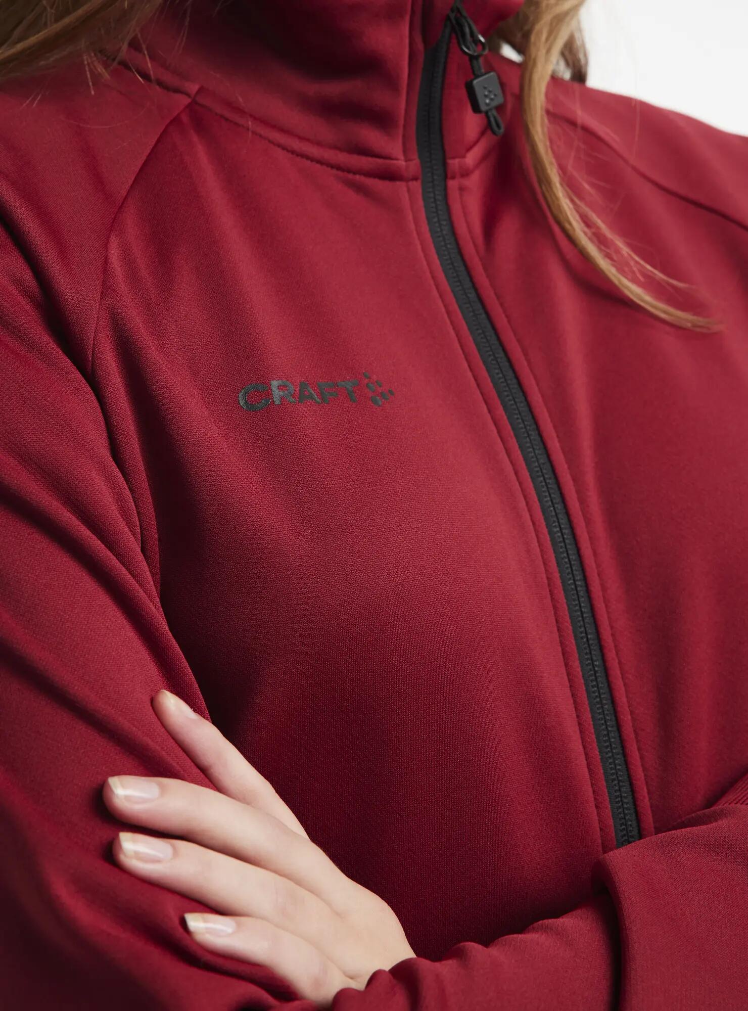 craft ADV Unify Jacke Damen aus recyceltem Polyester komfortabel – Rhubarb 5/7