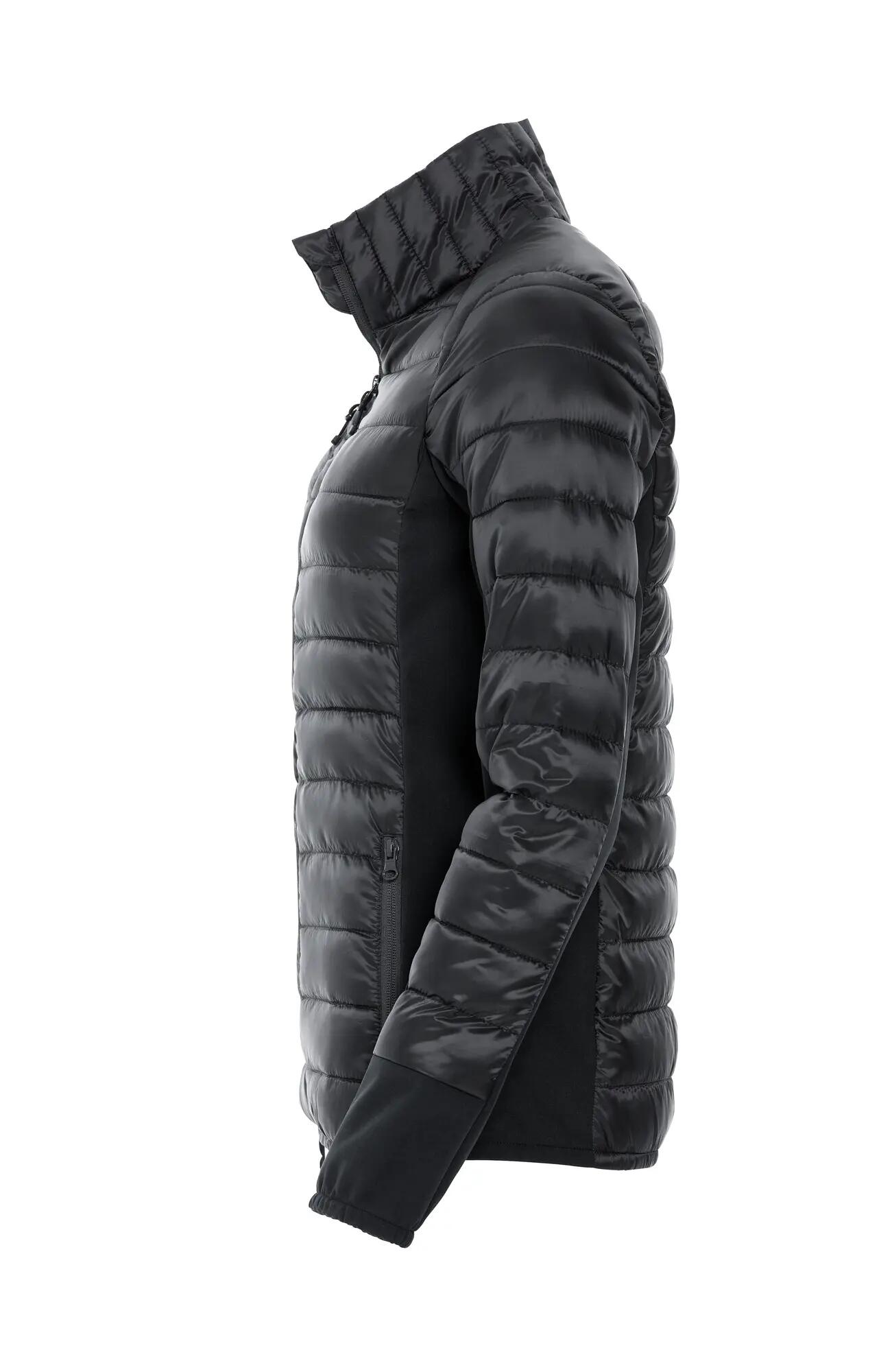 clique Casaco Lemont acolchoado efeito pluma com painéis softshell – black 3/6