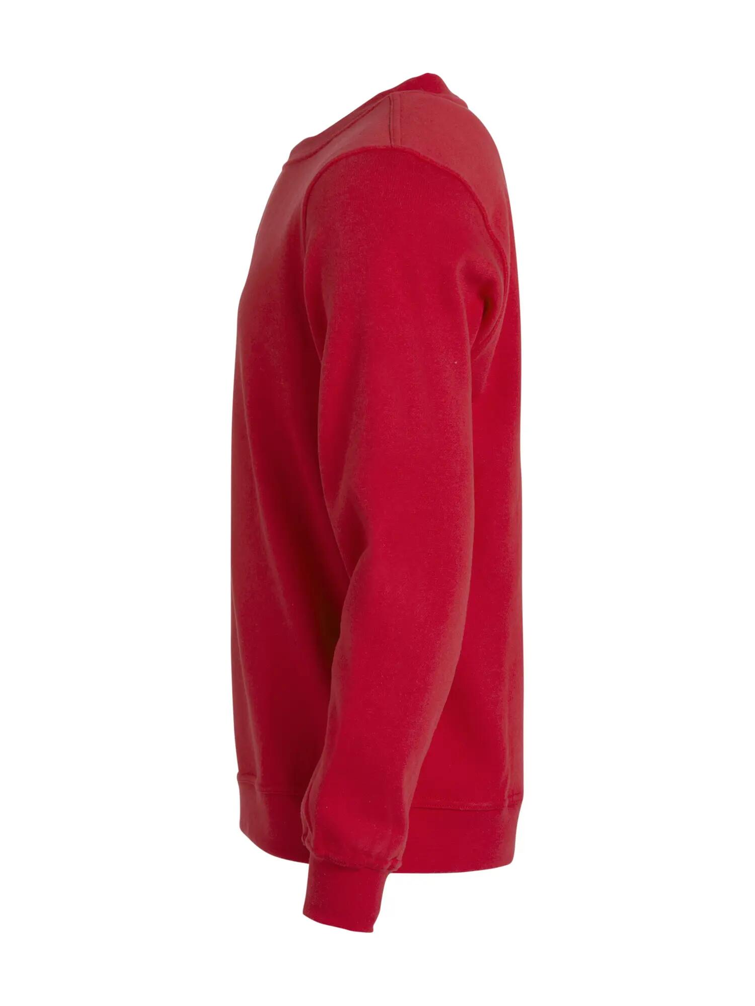 clique Basic Roundneck Junior bluza junior czerwona – red 3/4