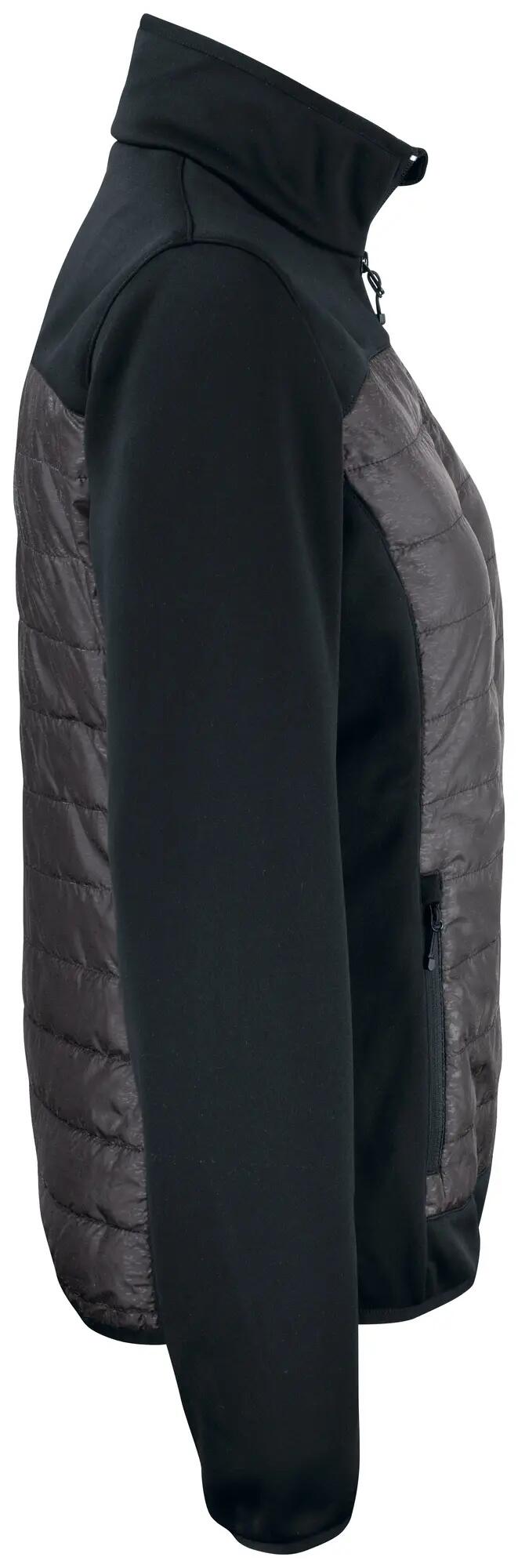 clique Custer Women Casaco polar ligeiramente acolchoado em poliéster – black 4/4