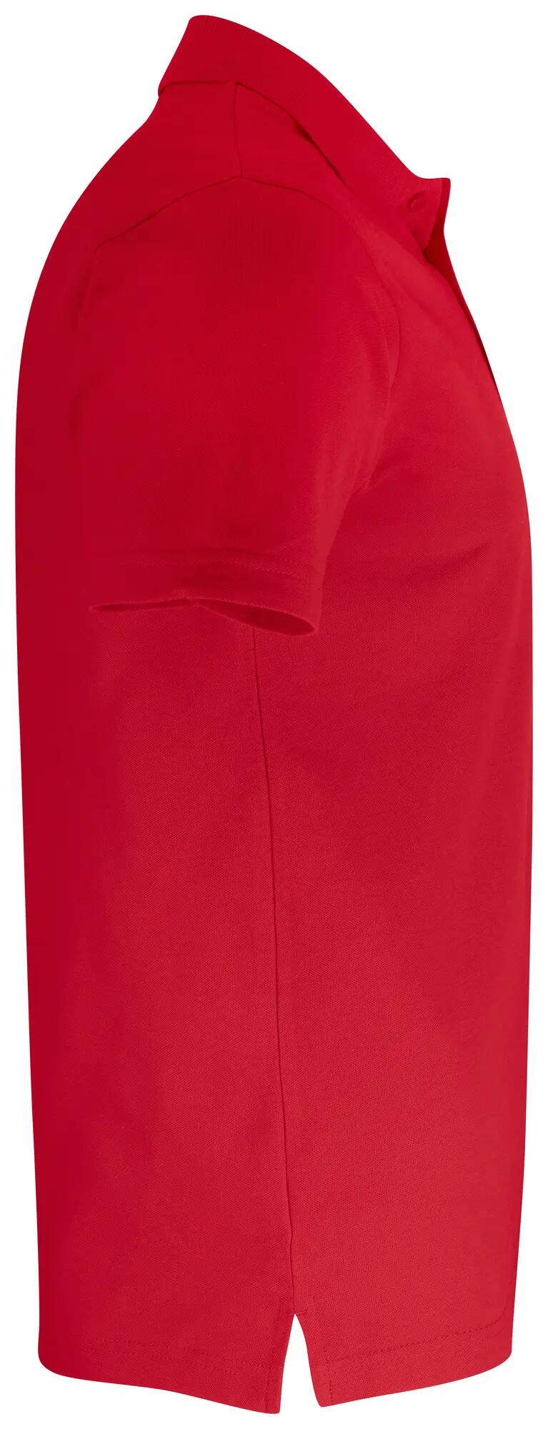clique Basic Polo Pocket – polo unissexo em algodão com bolso – red 4/4