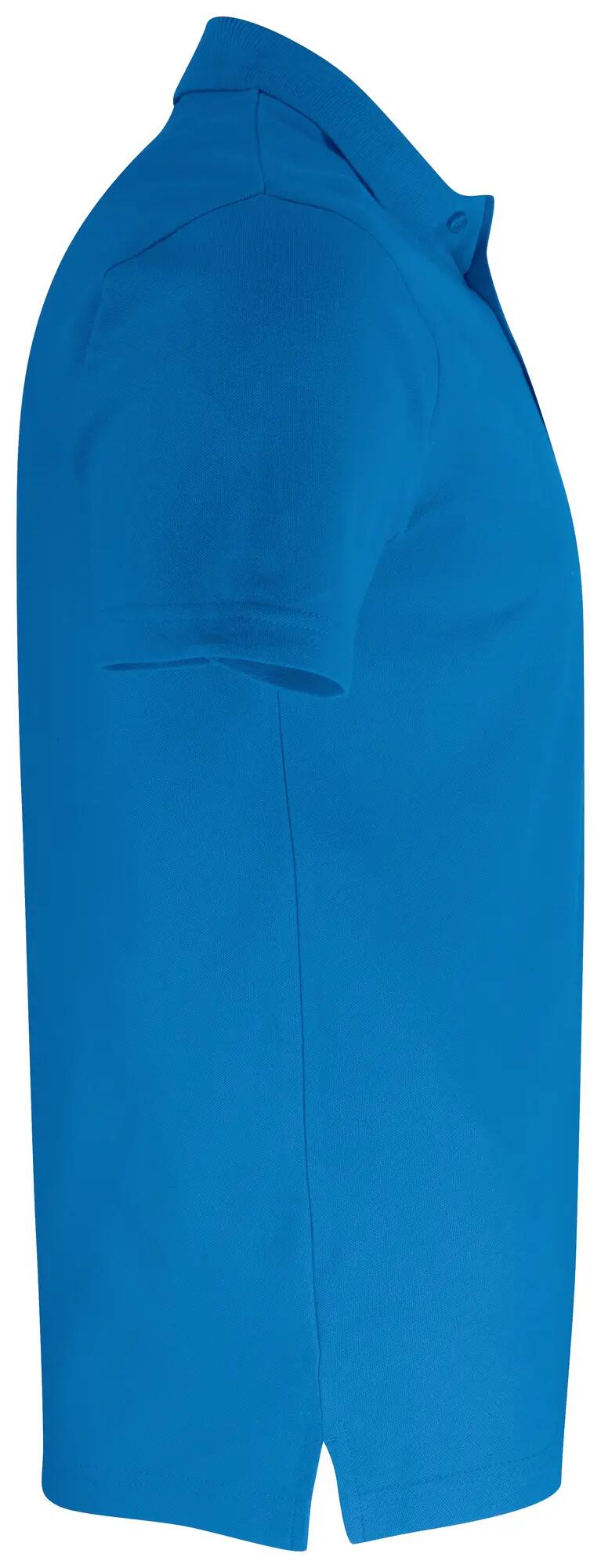 clique Basic Polo Pocket – unisex polos z kieszonką, bawełna – royal blue 4/4