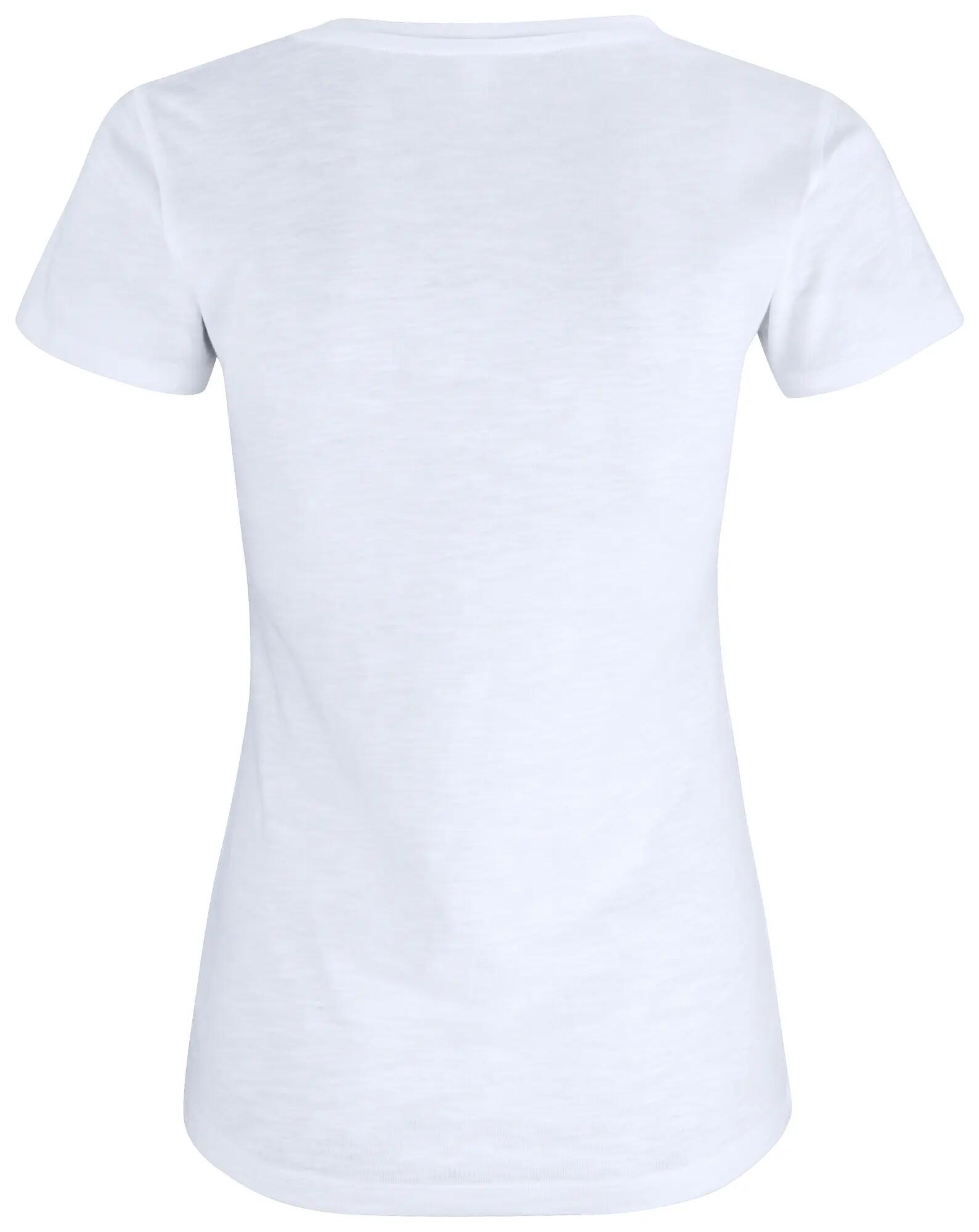 clique Slub-T Women – T-shirt ajustada em algodão slub – white 2/4