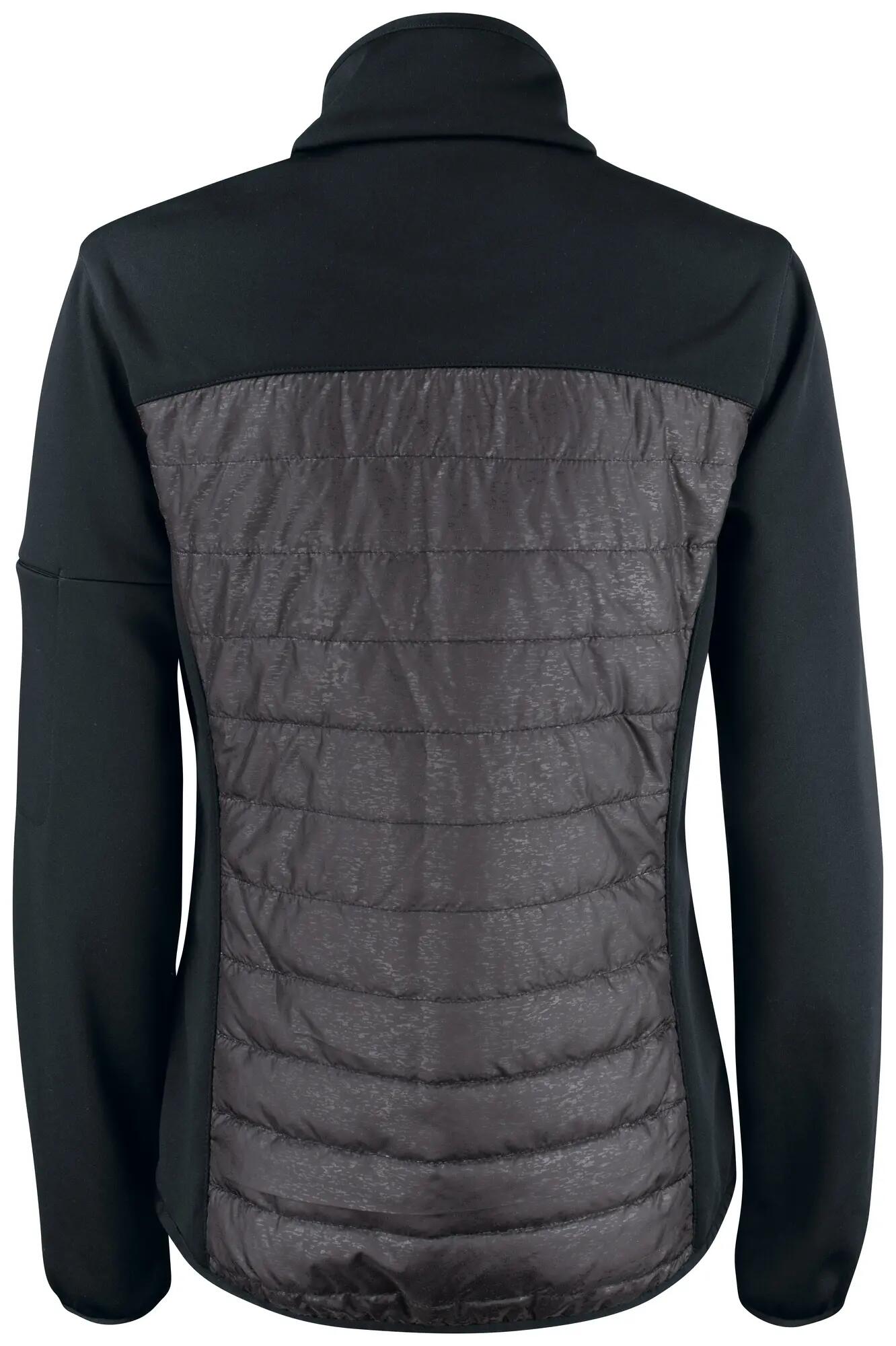 clique Custer Women Casaco polar ligeiramente acolchoado em poliéster – black 2/4