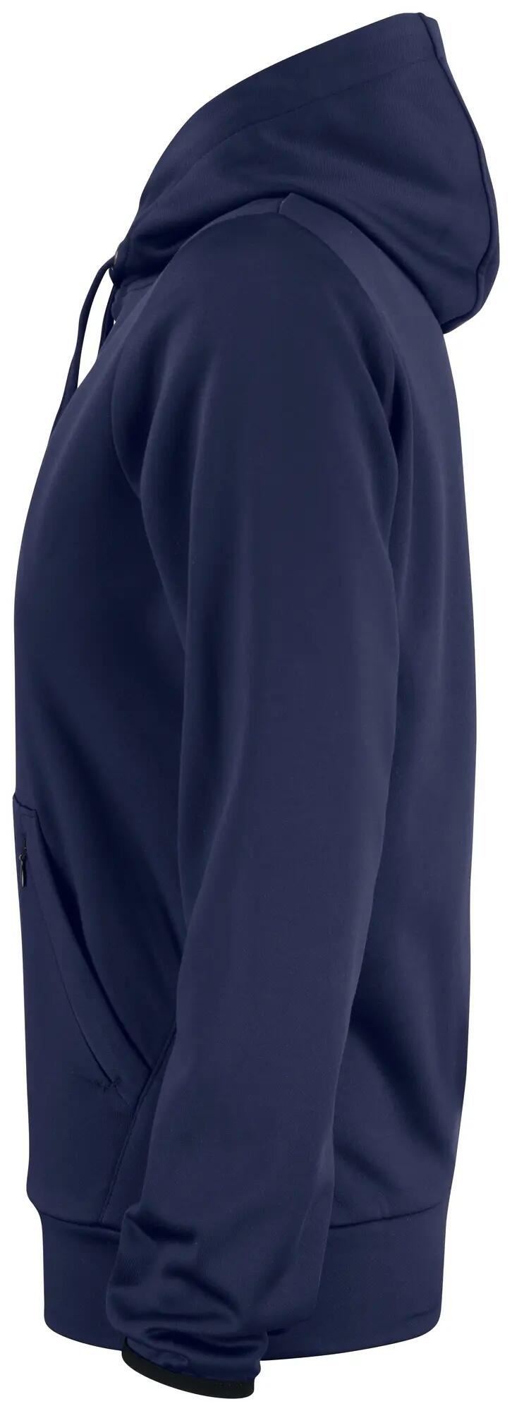 clique Oakdale sweat com capuz funcional em poliéster – dark navy 4/4