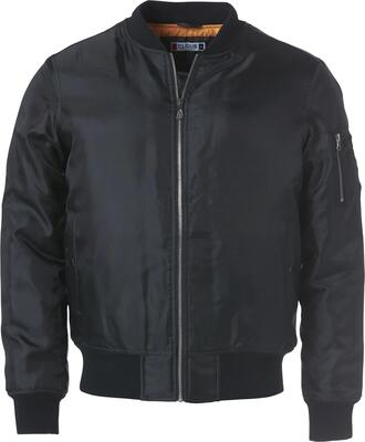 Clique bomber jas unisex van 200d oxford polyester – black
