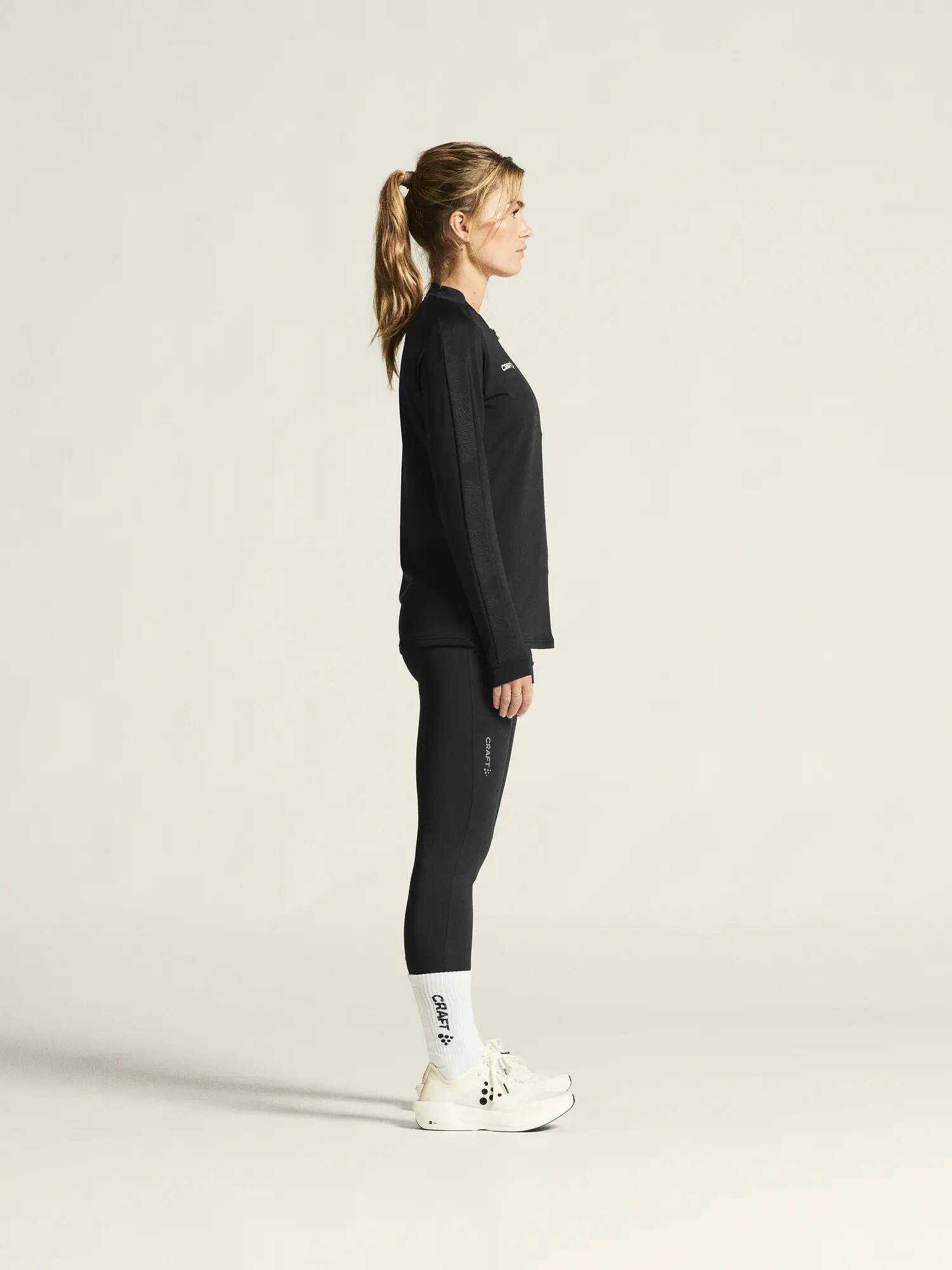 craft Extend Half Zip W — Funktionsshirt, atmungsaktiv – Black 7/7