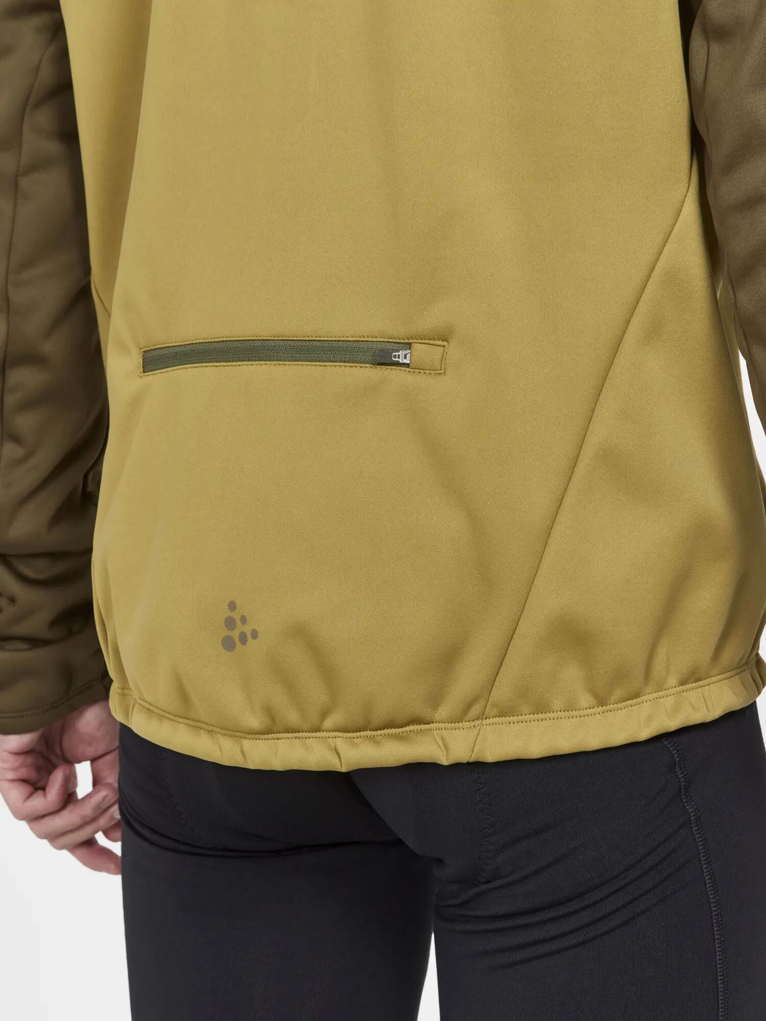 craft Core Bike SubZ Jacke – warme, winddichte Fahrradjacke – Algae-Botanic 4/6