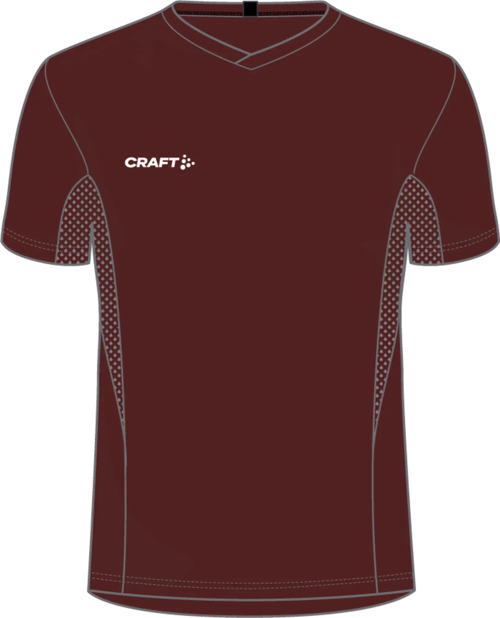 craft SQUAD GO JERSEY SOLID W - Stretch sportshirt dames – Maroon 2/7