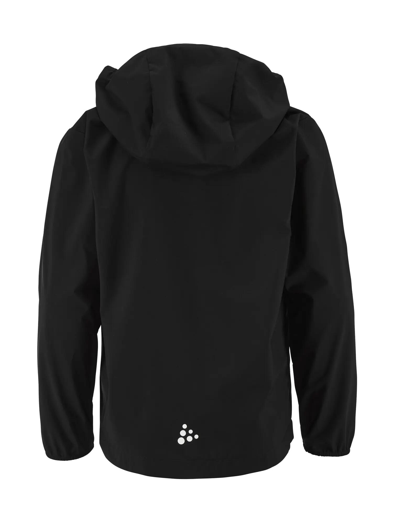 craft Squad Go Weather Jacket Jr winddichte leichte Jacke – Black 2/4