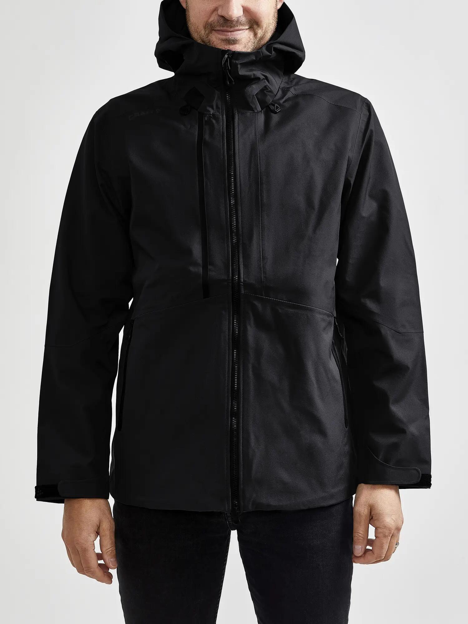craft casaco Block shell Jkt M 3 camadas impermeável – Black 2/4