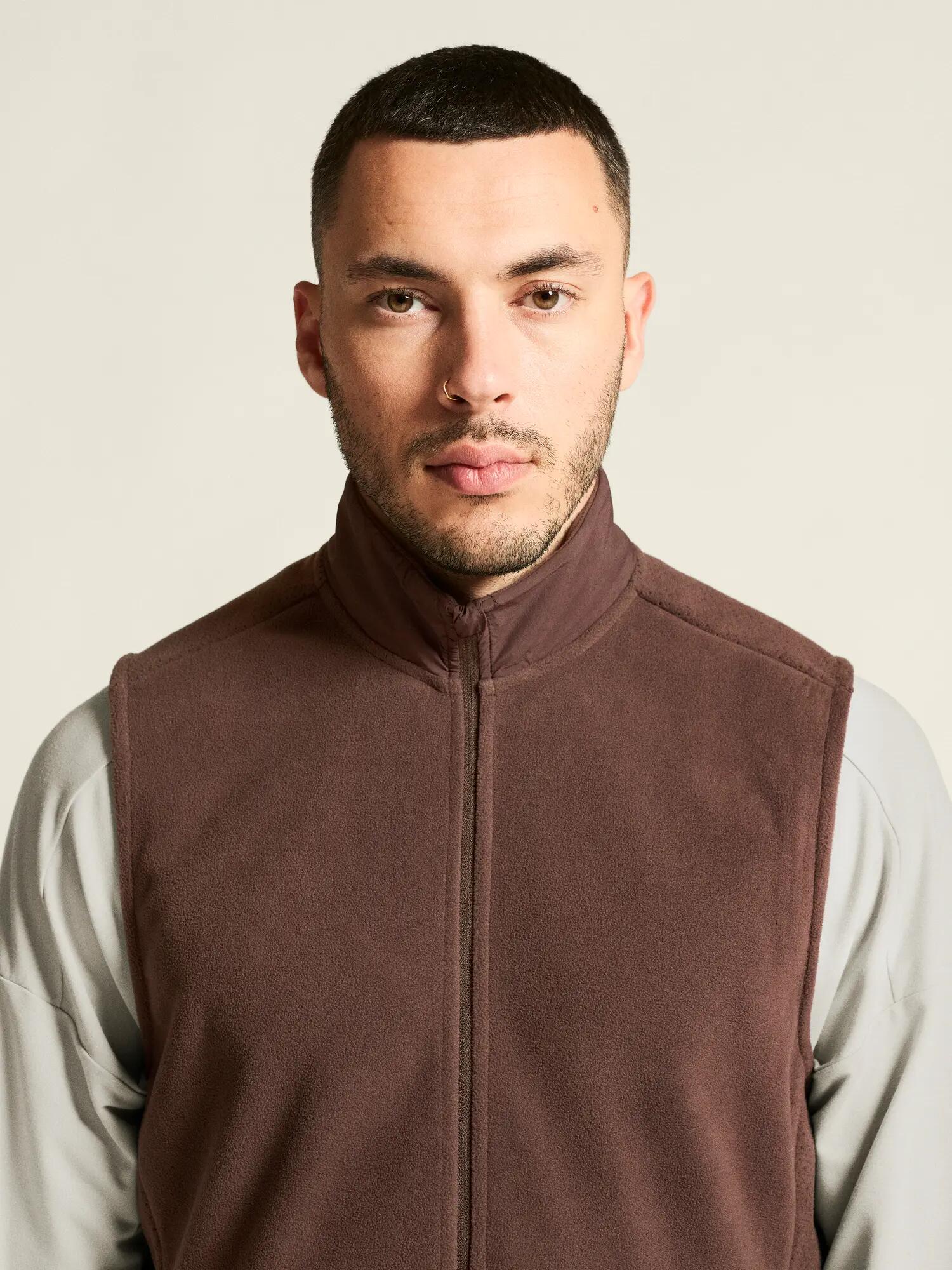 Craft SubZ Fleece Vest M Trainingsweste aus recyceltem Polyester – Prune 6/7