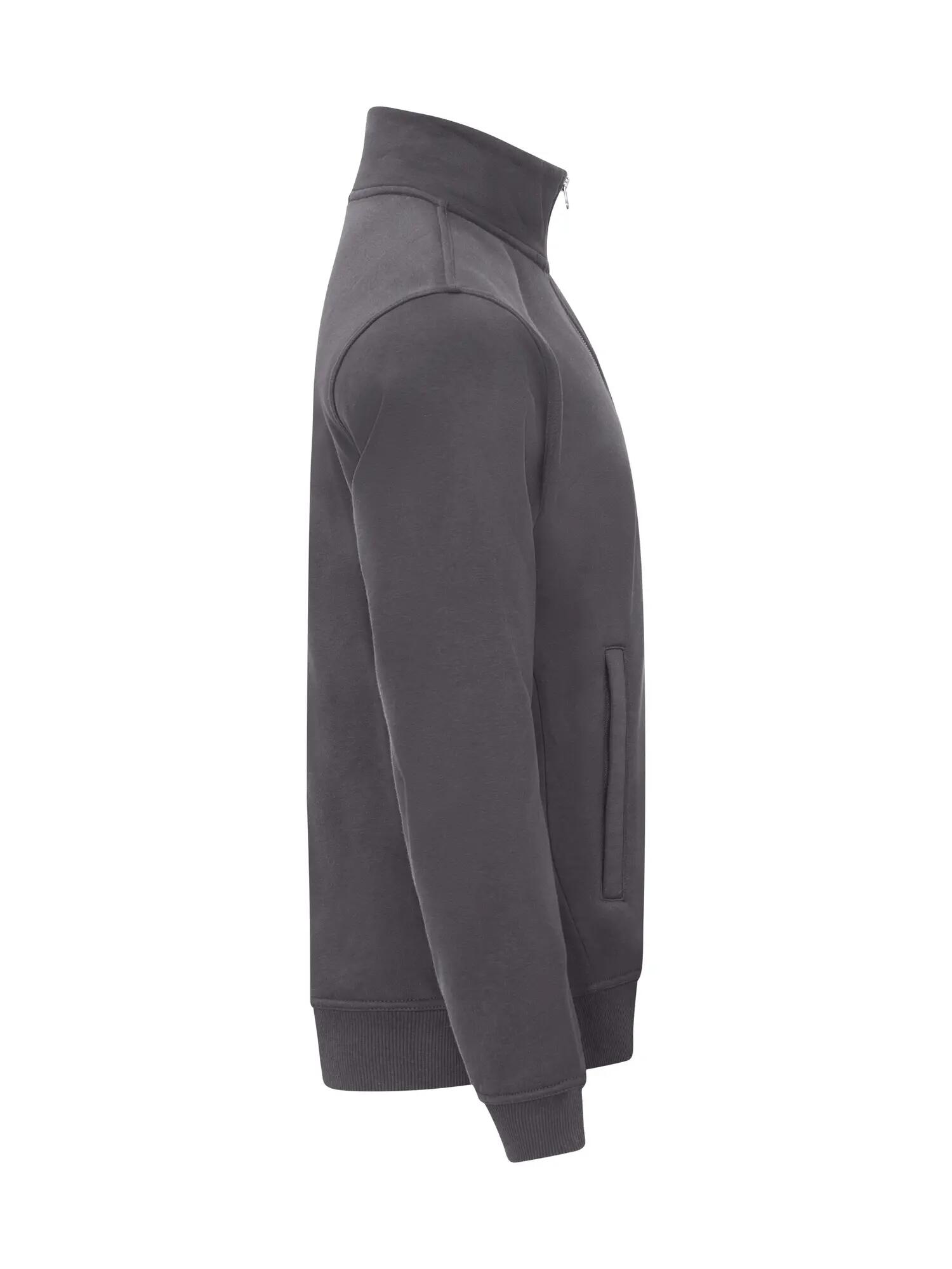 clique Miami Cardigan van katoenmix met ritssluiting – Metal Grey 4/4